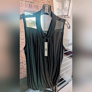 Antonio Melani Tank Top w/Ruche Waist (S) NWT